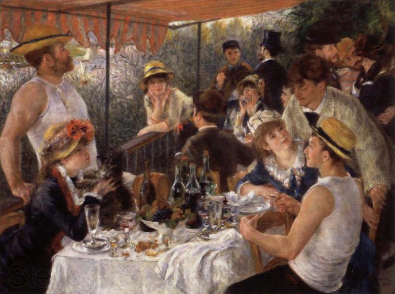 Pierre Renoir The Luncheon of the Boating Party Germany oil painting art